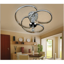 Modern Led Circle Ring Ceiling Lamp Luxury Crystal Ceiling Light Fixture For Living Room Bedroom
